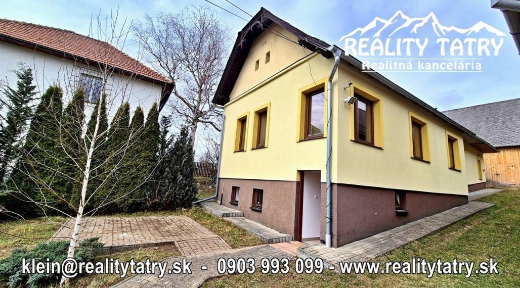 Rodinný dom po rekonštrukcii vo Važci - Slnečný, tiché prostredie - ODPORÚČAME !!!