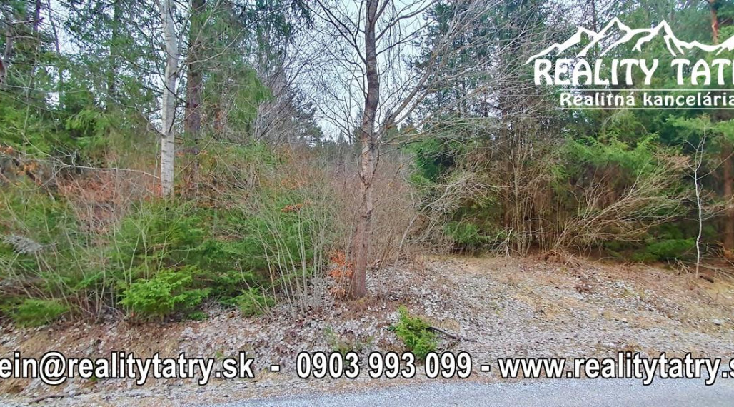 Rekreačný pozemok v lokalite Zahájnica 2700 m2 - Pekné tiché prostredie v lese - ODPORÚČAME !!!