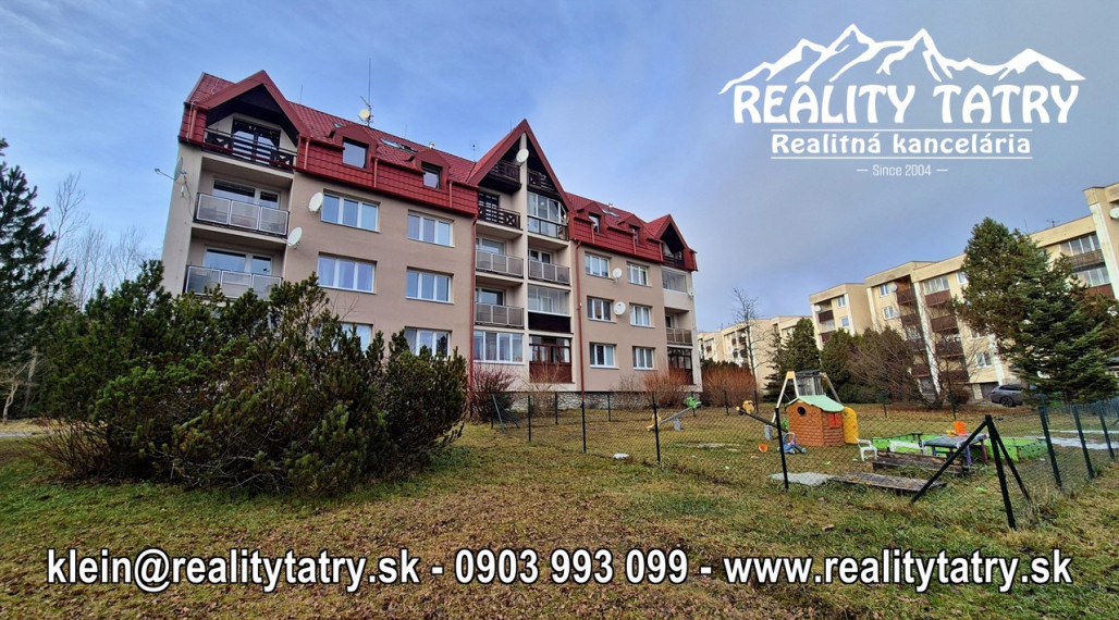Byt 2 izbový s loggiou Vysoké Tatry - Dolný Smokovec TOP STAV, ODPORÚČAME !!!