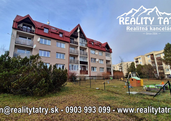 Byt 2 izbový s loggiou Vysoké Tatry - Dolný Smokovec TOP STAV, ODPORÚČAME !!!