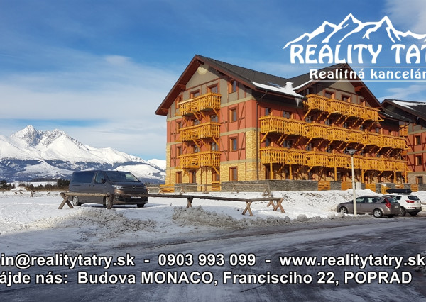 Byt 1 izbový s balkónom vo Veľkej Lomnici - TOP VÝHĽAD, ODPORÚČAME !!!