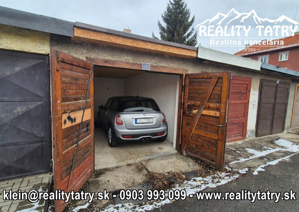 Garáž vo Svite, čiastočná rekonštrukcia - okamžite voľná