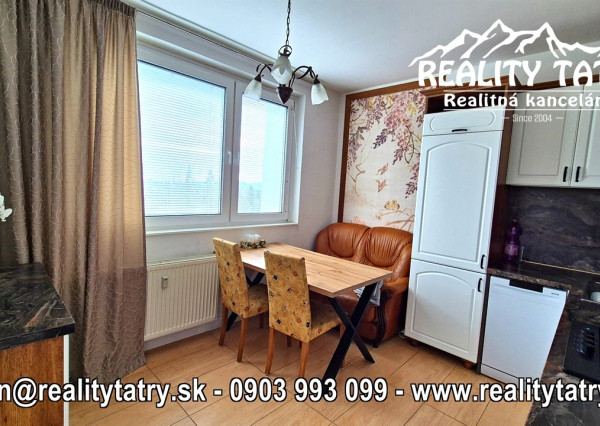 Byt 4 izbový s loggiou - Vysoké Tatry - Tatranská Štrba - Pekný výhľad, ODPORÚČAME !!!