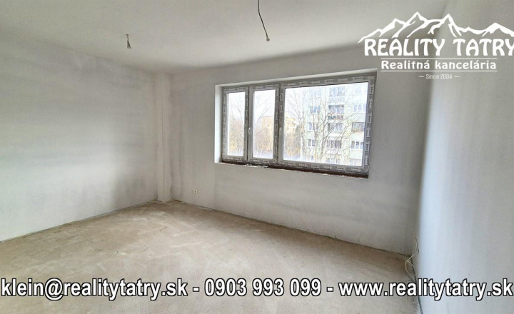 NOVÉ 3 izbové BYTY V CENTRE POPRADU - TOP LOKALITA, Výhľad - ODPORÚČAME !!! - fotografia 1