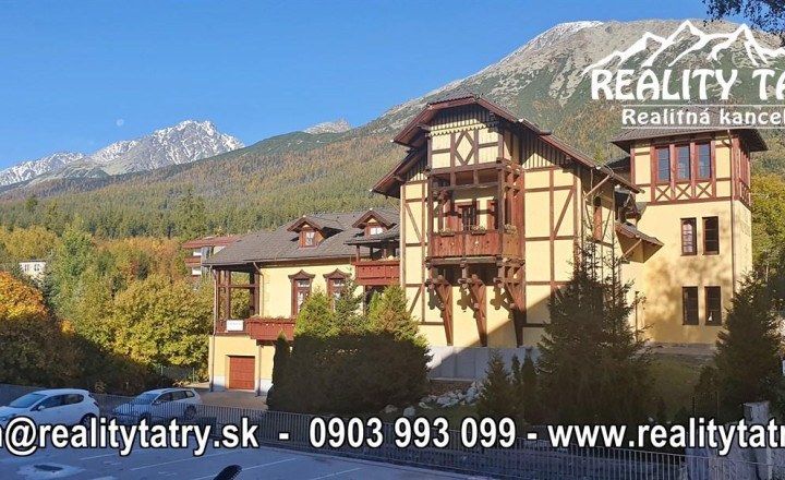 Apartmán s nádherným výhľadom na Slavkovský štít v Starom Smokovci TOP STAV, TOP LOKALITA - ODPORÚČAME !!! - fotografia 3