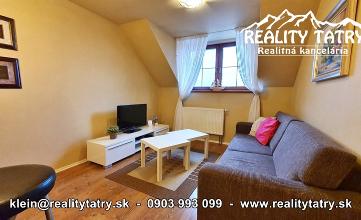 Apartmánový 2 izbový byt 46 m2 s parkovacím miestom vo Veľkej Lomnici - ODPORÚČAME !!! - fotografia 1
