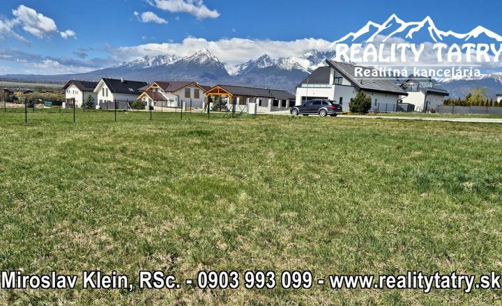 Stavebný pozemok 900 m2 - Veľká Lomnica, všetky IS, TOP VÝHĽAD !!! - fotografia 12