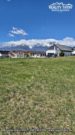 Stavebný pozemok 900 m2 - Veľká Lomnica, všetky IS, TOP VÝHĽAD !!! - fotografia 13