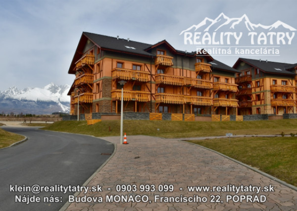 PREDANÉ !!! - Byt 1 izbový s balkónom 31 m2 v apartmánovom dome vo Veľkej Lomnici - TOP STAV !!!