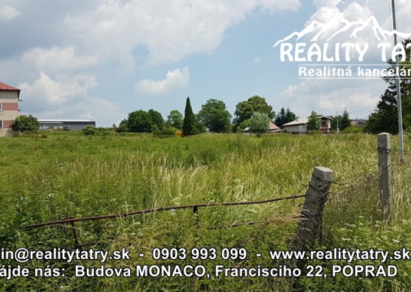 Stavebný pozemok v obci BATIZOVCE na výstavbu Bytových domov, OV, výmera 11 000 m2 - príležitosť pre developerov a investorov !!!