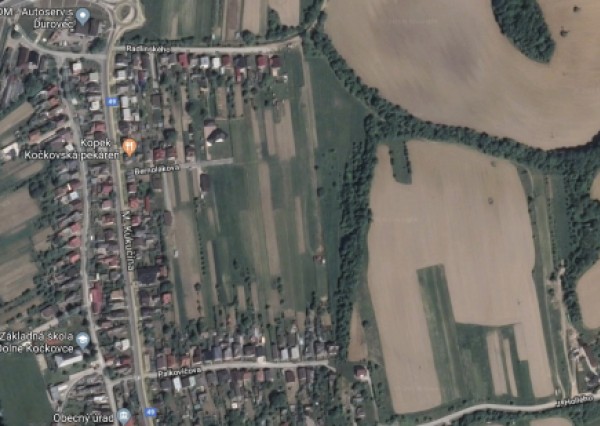Stavebné pozemky pri Púchove v obci Dolné Kočkovce