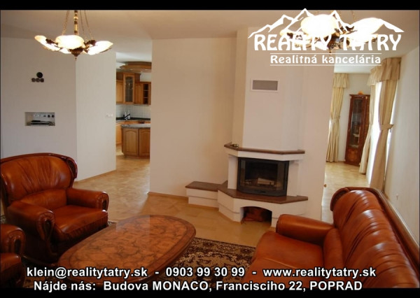 Luxusný nadštandardný apartmánový byt 209 m2 v centre mesta v Poprade - TOP STAV ODPORÚČAME !!!