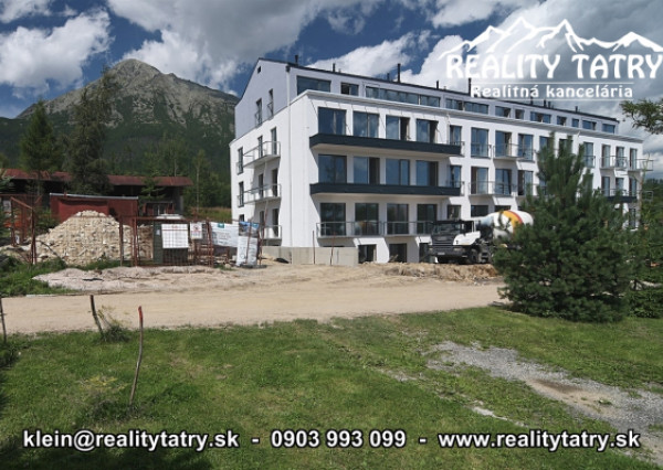 Apartmán 2 izbový bez balkónu 40,40 m2 v AD BERNARD - moderné a pokojné bývanie vo Vysokých Tatrách - Starý Smokovec