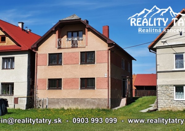 Rodinný dom v podtatranskej obci ŠTRBA v tichej lokalite - pôvodný stav - ODPORÚČAME !!!
