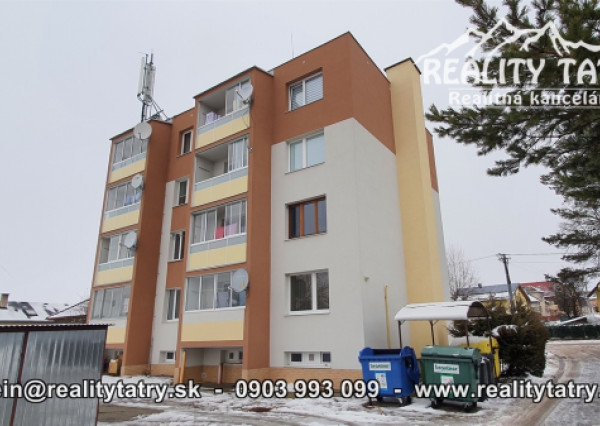 Byt 3 izbový s balkónom a Garážou v Spišskej Teplici - TOP STAV - ODPORÚČAME !!!