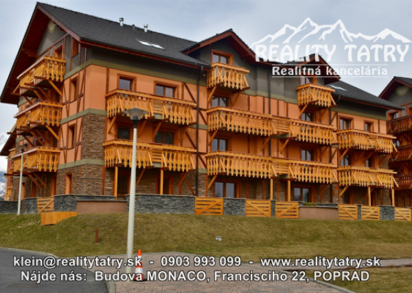 Apartmán s balkónom v rezorte Tatragolf - Veľká Lomnica TOP STAV - ODPORÚČAME !!!