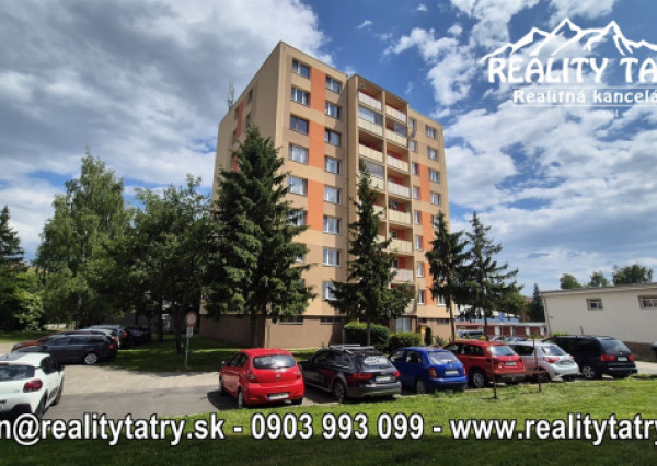 Byt 3 izbový s loggiou 78 m2 blízko centra v Poprade, rozsiahla rekonštrukcia, TOP STAV - ODPORÚČAME !!!