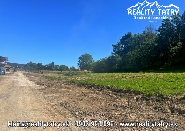 Stavebné pozemky pri Púchove v obci Dolné Kočkovce od 686 m2 do 1658 m2