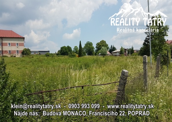 Stavebný pozemok v obci BATIZOVCE na výstavbu Bytových domov, OV, výmera 11 000 m2 - príležitosť pre developerov a investorov !!!