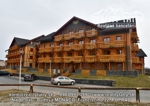 Apartmán s balkónom v rezorte Tatragolf - Veľká Lomnica TOP STAV - ODPORÚČAME !!!
