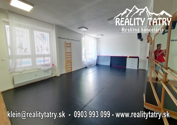 Priestory na služby alebo obchodnú prevádzku 110 m2 blízko centra a OC FÓRUM