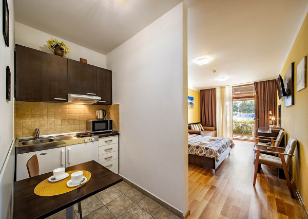 1 izbový apartmán na prízemí v Bešeňovej vo vodnom parku - ODPORÚČAME !!!